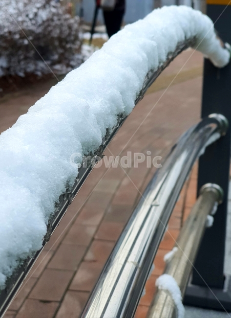 눈,난간,자연,ice,빙