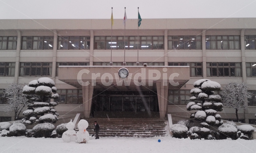 학교,겨울,눈사람,감성,눈