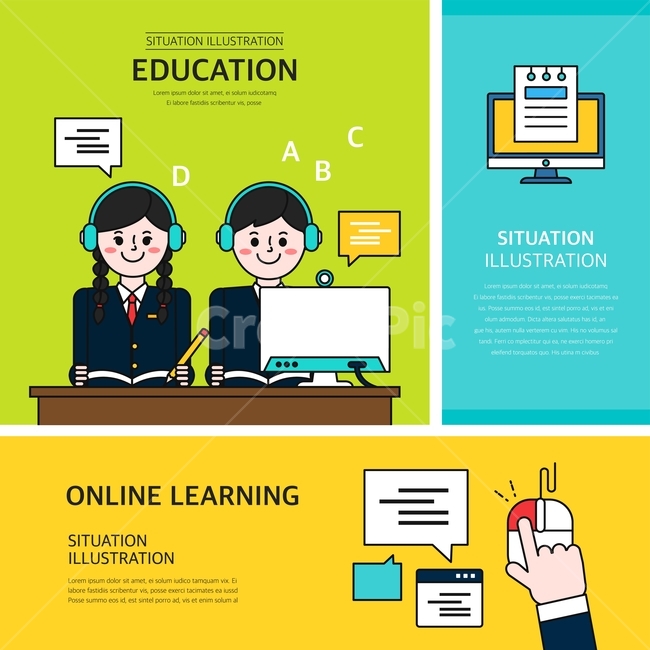 학생,말상자,텍스트박스,모니터,책,연필,마우스,교육,교육,학교,공부,education,learning,study,school,그래픽,일러스트레이션,graphic,illustration