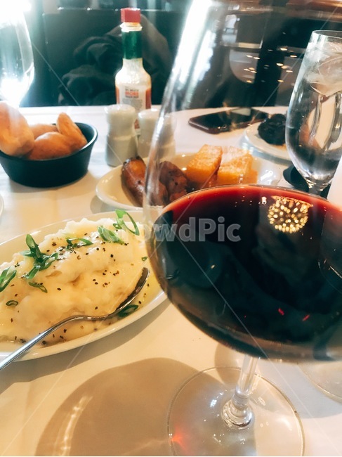 와인,레드와인,매쉬드포테이토,브라질바베큐,redwine,mashedpotatoes