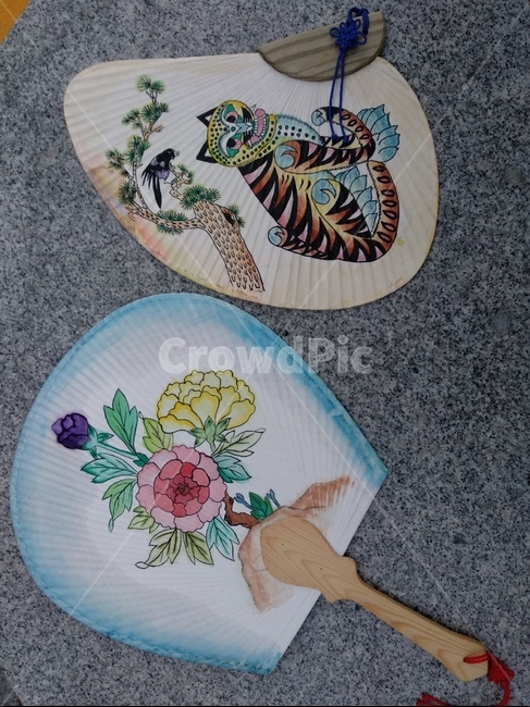 동양화,부채,여름,수채화,그림,한국전통,한국문화,korean traditional,korean culture,예술,art,사물,물건,오브젝트,thing,object,matter