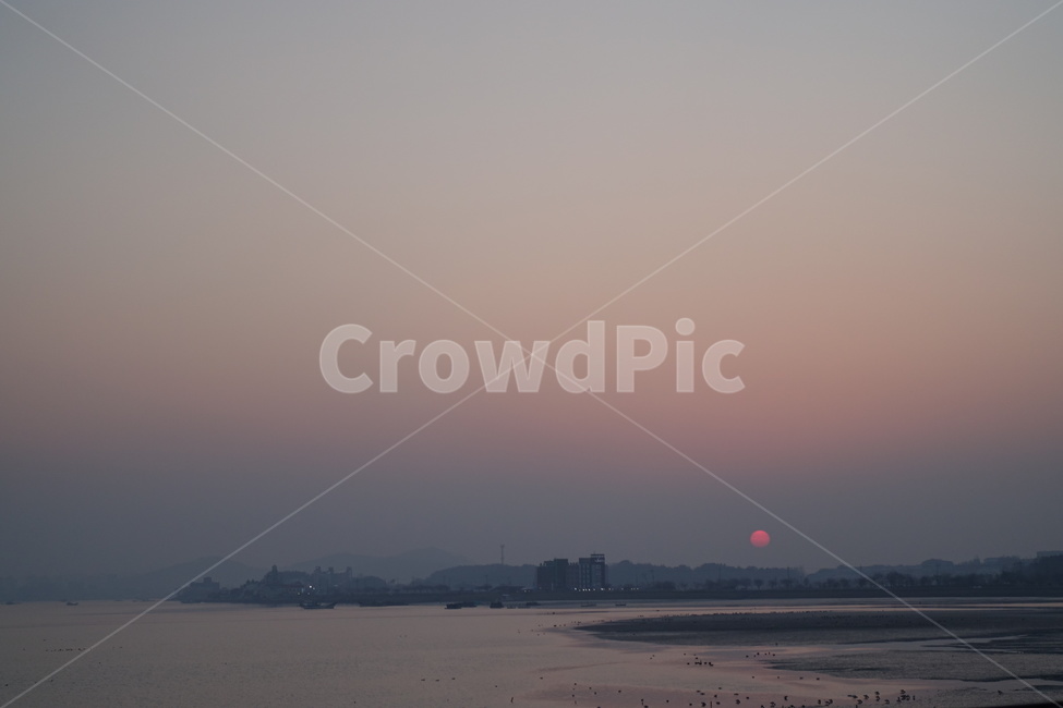 군산,바다,풍경,노을,저녁,군산앞바다,landscape,해질녘,군산하구둑,하구둑