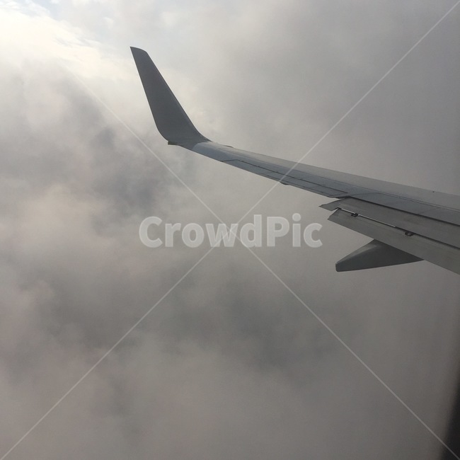 비행기,흐린,회색,하늘,비,겨울,감성