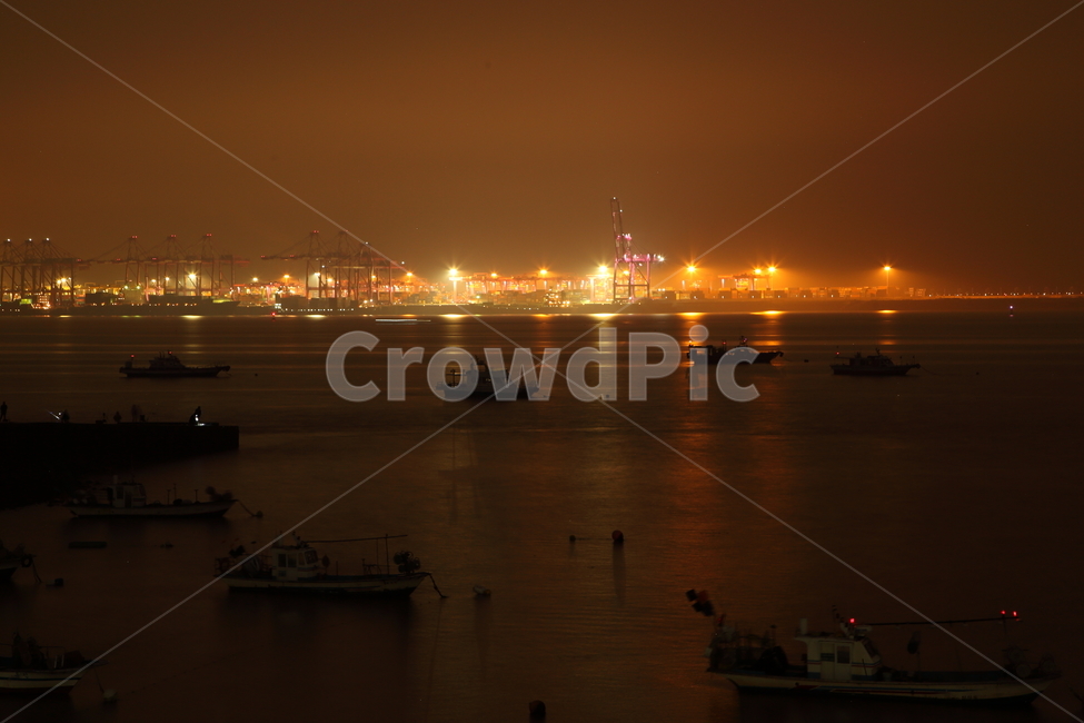 야경,밤풍경,시화방조제,밤바다,일몰,야경,밤,풍경,nightscape,night,landscape,산업,industry,industrial,어업,fishery,fishing industry,vehicle,차량,transportation,교통,boat,보트