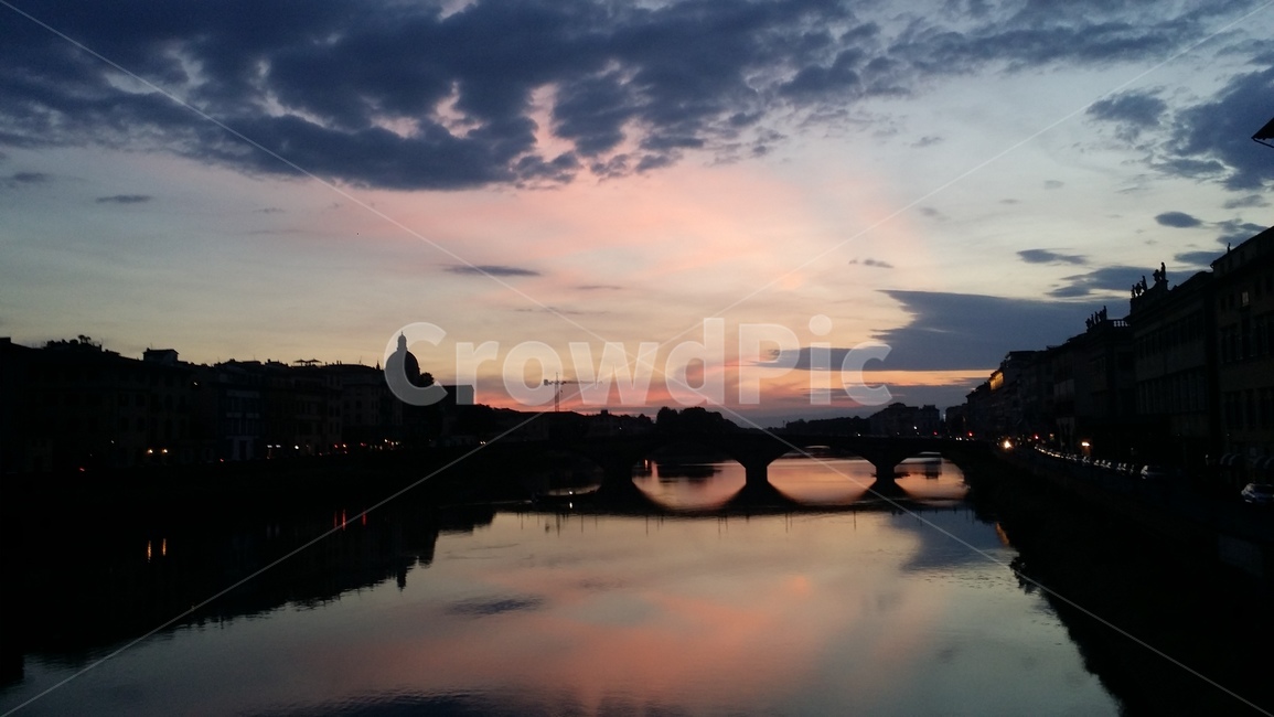 피렌체,노을,다리,bridge,sunset,일몰,firenze,플로렌스,석양,아르노,강,저녁,해질녘,river,색감,color