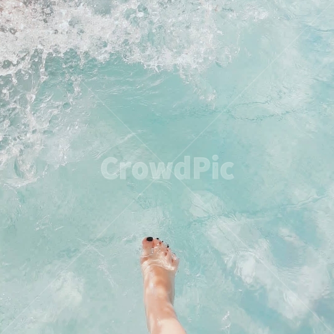발,물,휴양지,water,휴식,수영