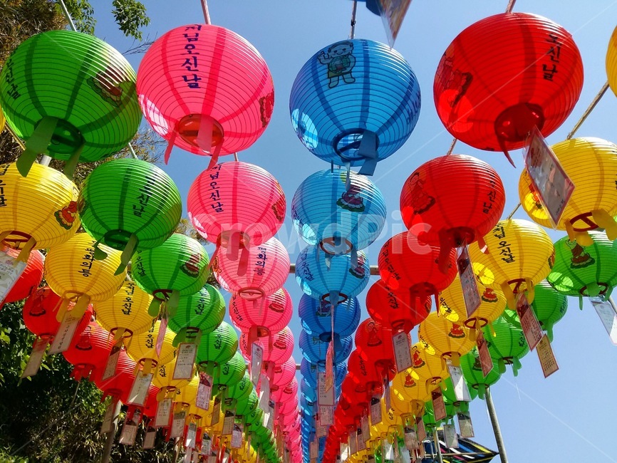 강원도,낙산사,부처님오시신날,하늘,풍경,절,불교,등,알록달록,colorful,gangwondo,buddhism,행사,사찰