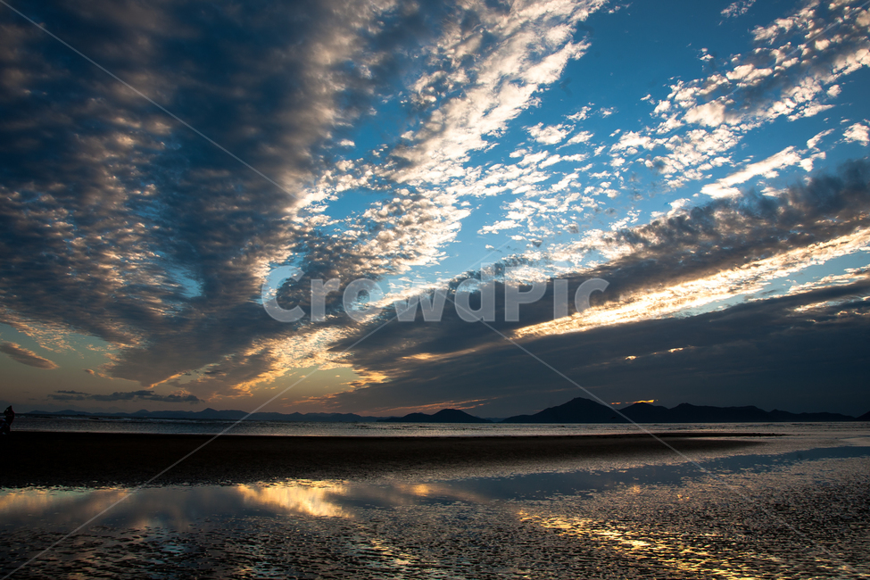 nature,자연,구름,반영,노을,자연,풍경,nature,landscape,outdoors,옥외
