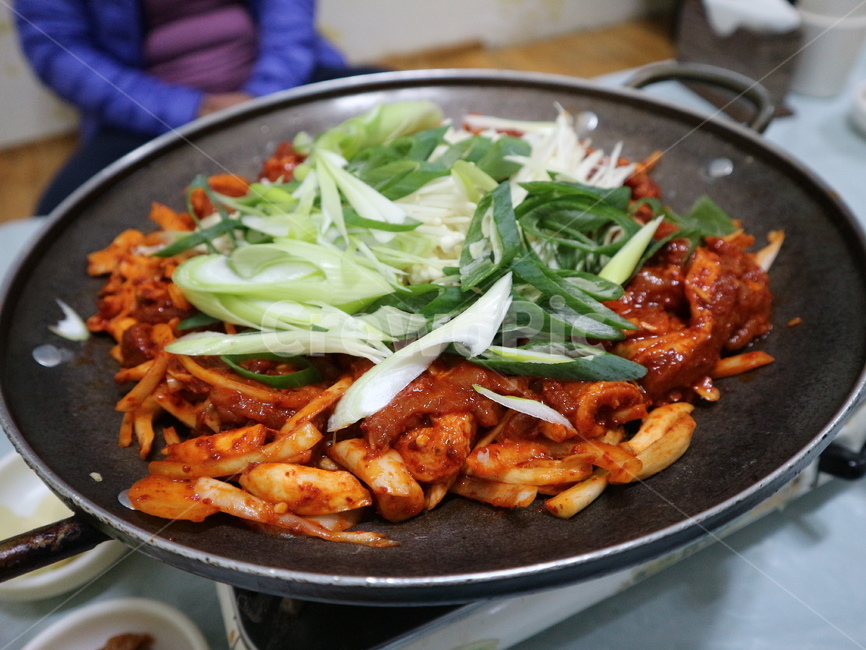 불고기,식당,음식,대파,요리