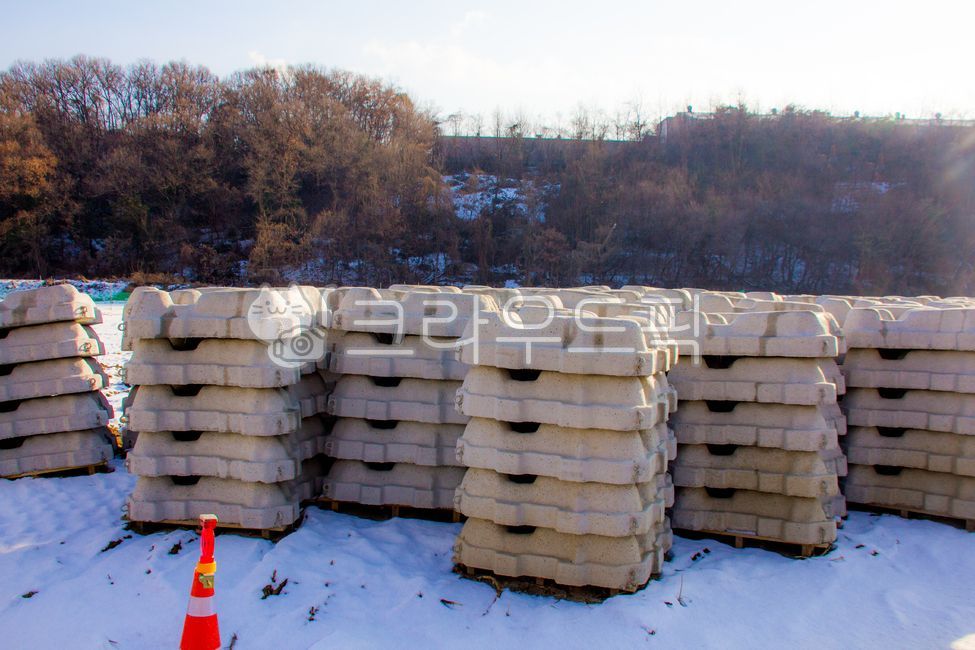 공사장,공사자재,제방공사,보강토,콘크리트