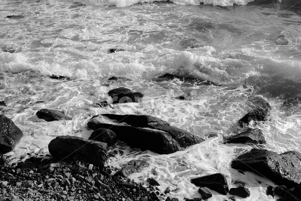 부산,파도,바위,바다,해변,sea,outdoors,seawaves,자연,흑백,모노톤,monochrome,black and white