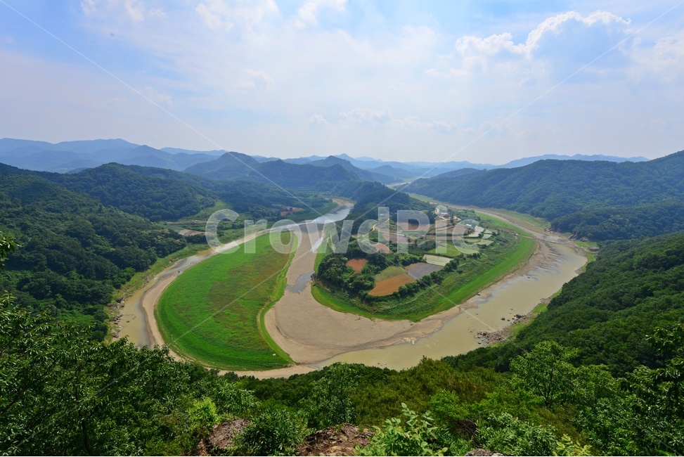 landscape,경치,outdoors,옥외,nature,자연,scenery,풍경,임실,국사봉,태극물돌이,물돌이,임실물돌이,임실태극물돌이,하늘,구름
