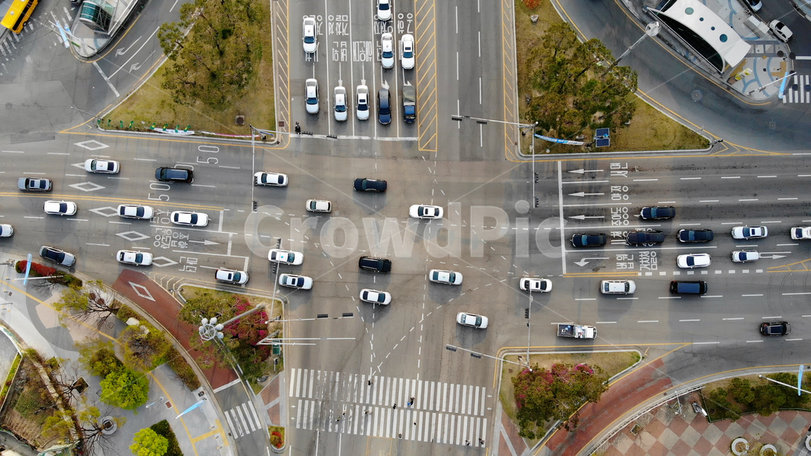 intersection,교차로,road,도로,부산,드론,항공,도시,풍경,city,landscape