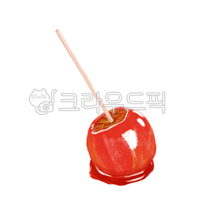 링고아메,캔디애플,사과사탕,탕후루,사과탕후루,일본,일러스트,fruit,과일,candyapple,디저트,음식,food