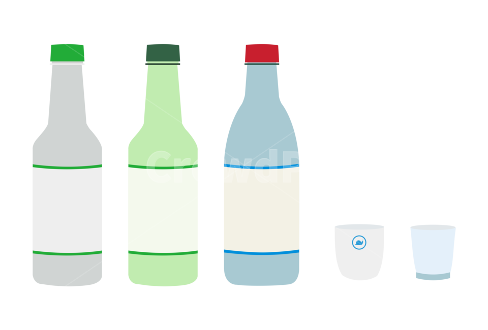 술,아이콘,일러스트,소주,음주,병,소주병,유리,음료,대한민국,주류,alcohol,알코올,그래픽,일러스트레이션,소주잔,소주한잔
