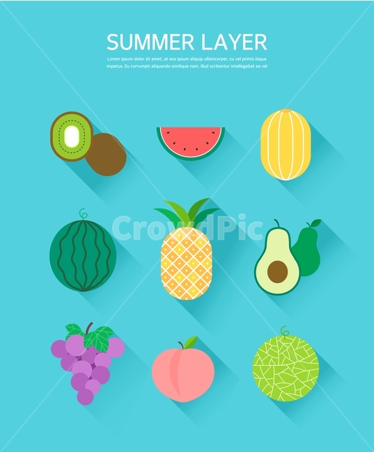수박,아보카도,포도,메론,참외,키위,과일,여름,아이콘,플랫아이콘,과일,열매,fruit,그래픽,일러스트레이션,graphic,illustration,아이콘,icon