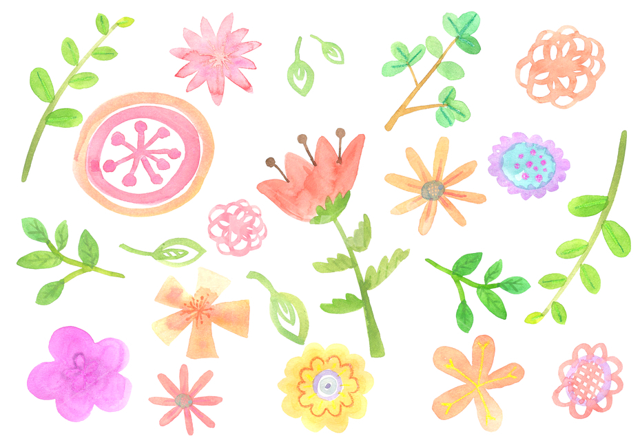 꽃,나뭇가지,잎,튤립,flower,꽃무늬,해바라기,장미,데이지,나뭇잎,초록,자연,문양,패턴,무늬,프레임,라인,네추럴,pattern,수작업,수채화,일러스트,삽화,floral,floralpattern,leaf,그래픽,일러스트레이션,graphic,illustration