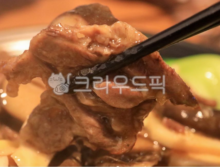 우설, 소고기, 고기, meat, 중국요리, 사진,이미지,일러스트,캘리그라피 - 투은빠작가