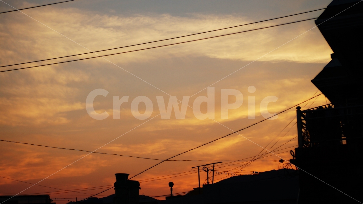 풍경,노을,그림자,실루엣,전봇대,도시,풍경,city,landscape,실루엣,그림자,silhouette,shadow,power lines,전력선,cable,케이블,electric transmission tower,송전탑