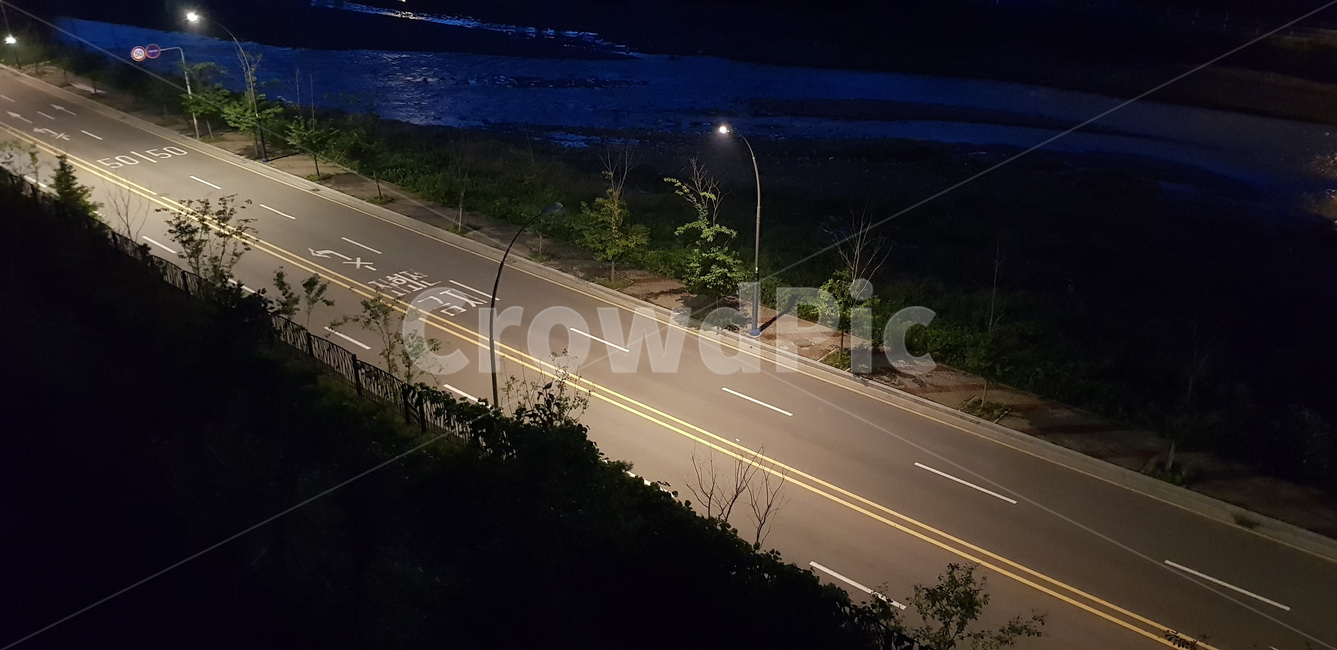 도로,가로등,불빛,저녁,어둠