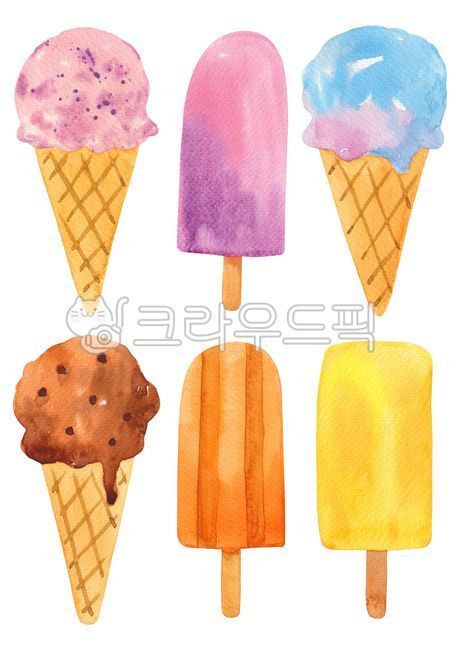 그림,일러스트레이션,일러스트,드로잉,오브젝트,누끼,자연,여름,계절,시즌,수채화,수작업,손그림,음식,식품,디저트,달콤한,아이스크림,맛있는,illustration,watercolor,painting,drawing,hand,drawn,object,png,summer,season,food,dessert,icecream,sweet