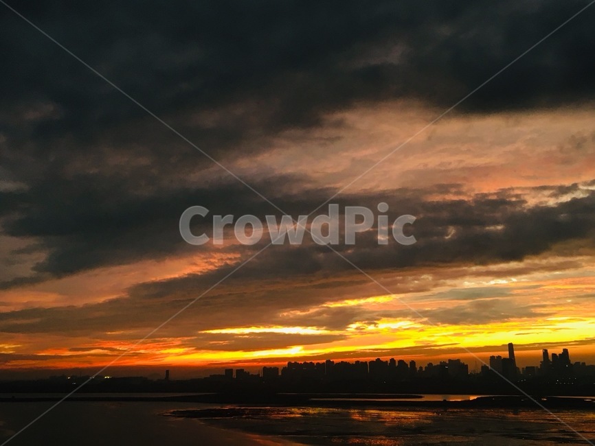 nature,자연,sunset,일몰,sky,하늘,redsky,붉은하늘,황혼