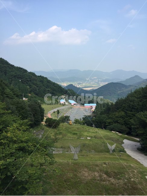 nature,자연,산,논,경사