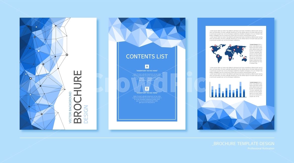 Pamphlet,brochure,business,geometry,world map,map,graph