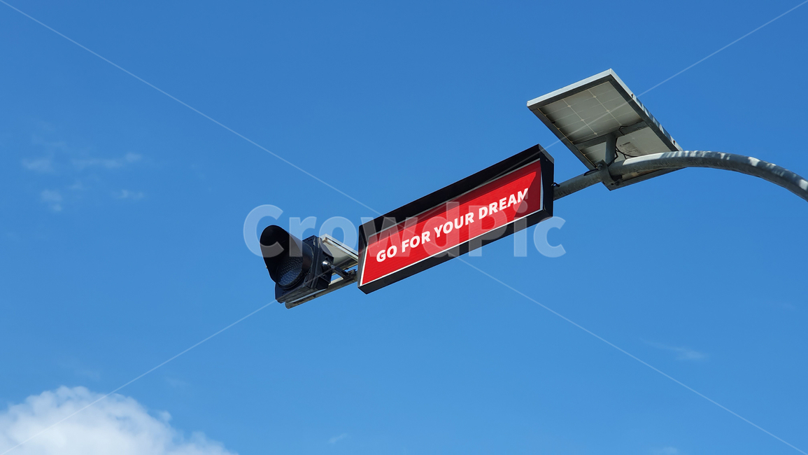 신호등,trafficlight,sky,sign,사인,안내,표시,글귀,하늘,goforyourdream,꿈,희망,문구