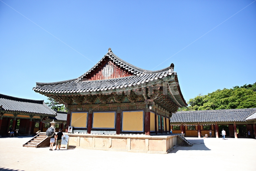 불국사,경주,절,사찰,국보,보물,전통,기와집,집,한옥,여름