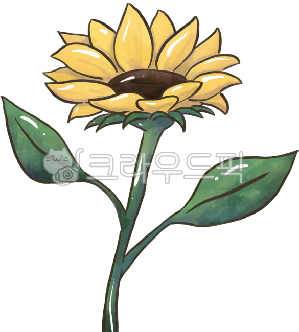Sunflower,sunflower illustration,flower,sunflower drawing,sunflower png,flower illustration,summer flower,summer,plant,plant illustration,botanical,nature,yellow flower,yellow,floral,drawing,hand-drawn feeling,emotion,cute illustration,