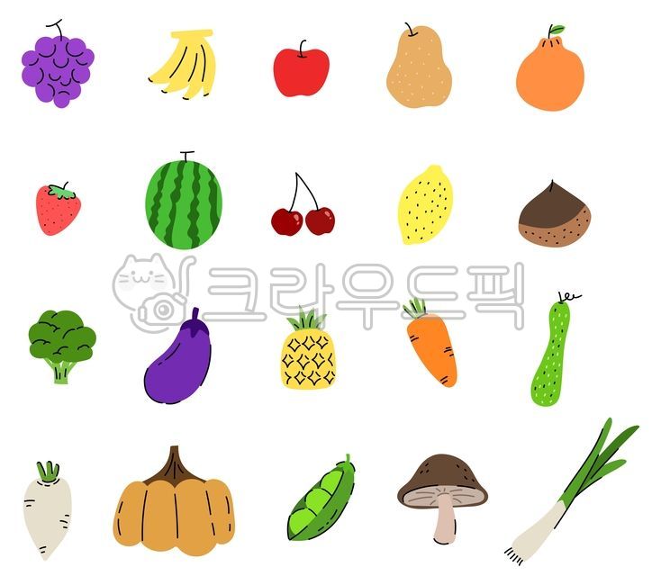 과일,채소,야채,과일일러스트,채소일러스트,과일그림,야채그림,포도,바나나,수박,사과,대파,호박,당근,오이,가지,딸기,밤,체리,무,한라봉,야채장식,과일채소,과일손그림,야채손그림,과일장식,채소장식
