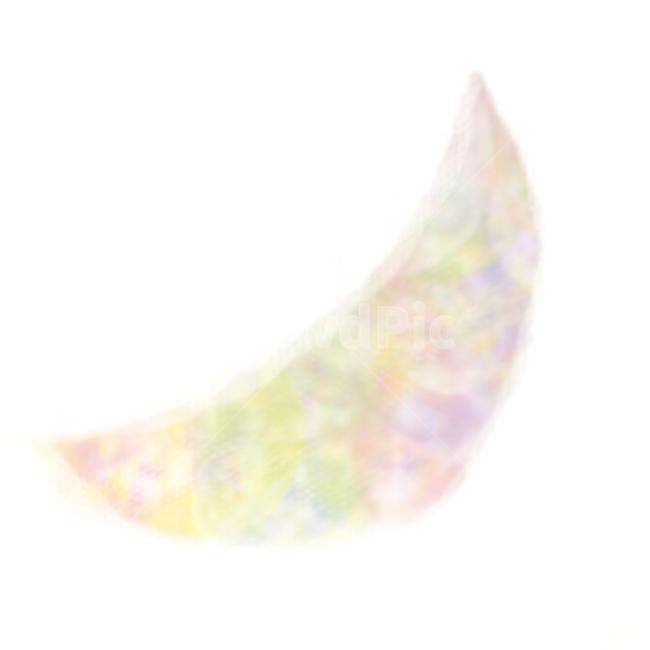 몽환,달,일러스트,무지개,수채화,번짐,노랑,핑크,보라,연두