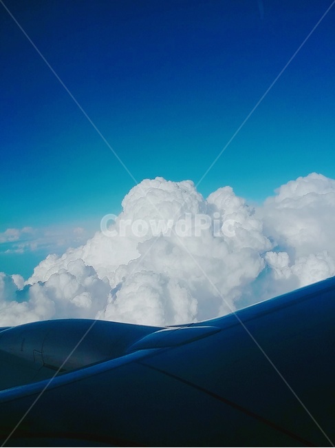 자연,nature,날씨,weather,구름,cloud,하늘,sky,적운,cumulus,비행기