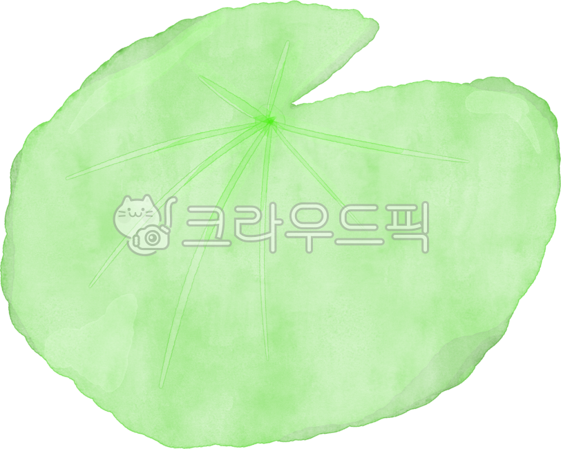 연꽃잎, 식물, 초록색, 연잎, 수채화, 사진,이미지,일러스트,캘리그라피 - heeizo작가