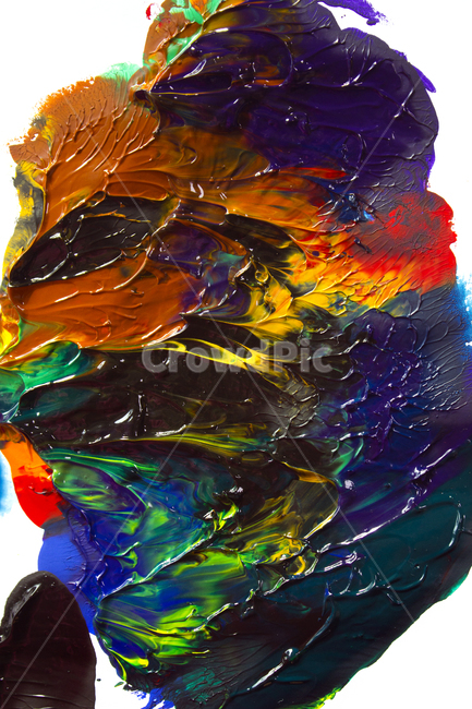 물감,종이,흰배경,페인팅,페인트,아트,예술,미술,그림,드로잉,붓터치,혼합,섞인,물감섞기,데칼코마니,물감찍기,노랑,옐로우,그린,초록,빨강,레드,컬러풀,갈색,브라운,찍기,섞기