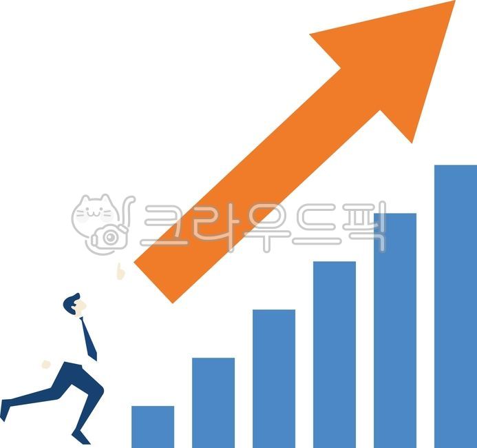 포트폴리오,일러스트,그래프,상승,주식,계단식,비즈니스