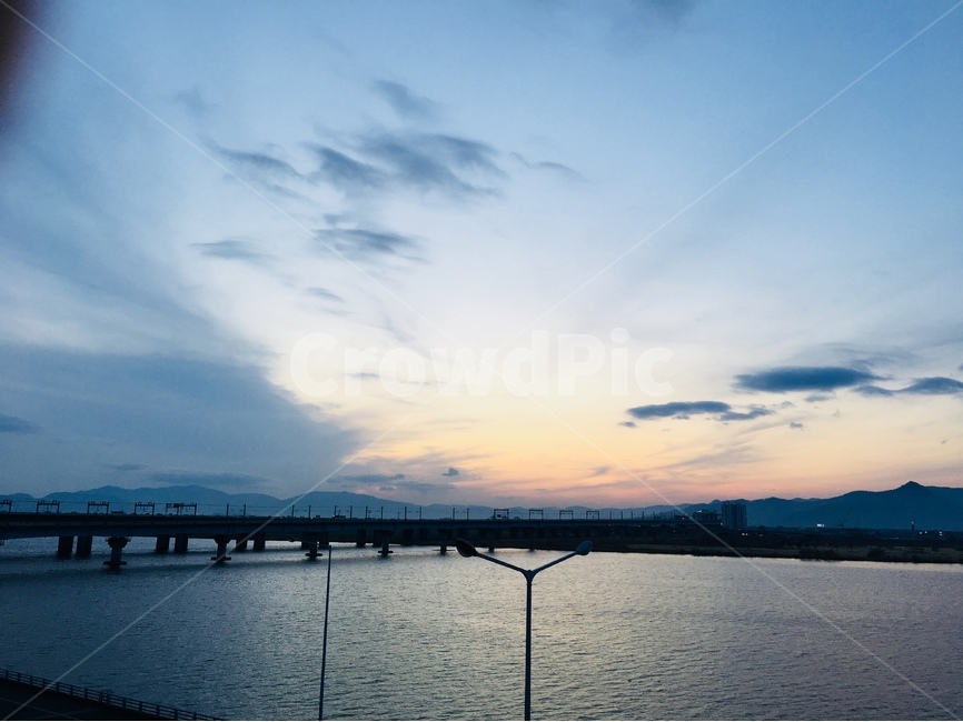 노을,해질녘,sunset,구포,구포역,전망대,낙동강,자연,풍경,nature,landscape,한국자연풍경,한국자연경관,korea nature landscape,water,물,waterfront,워터 프론트,pier,교각,port,포트