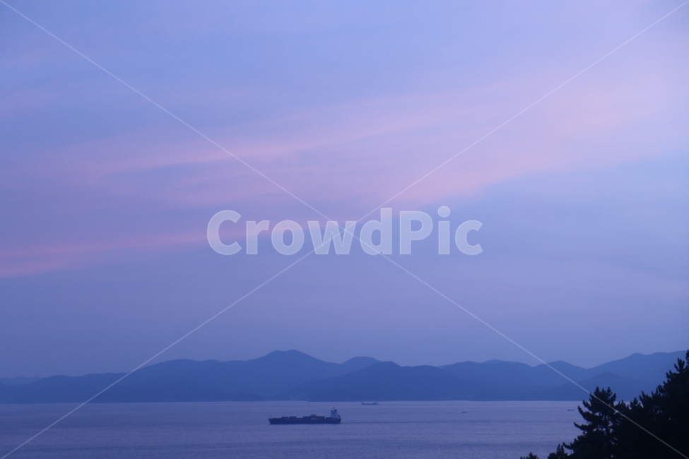바다,노을,하늘,배,sea,redsky