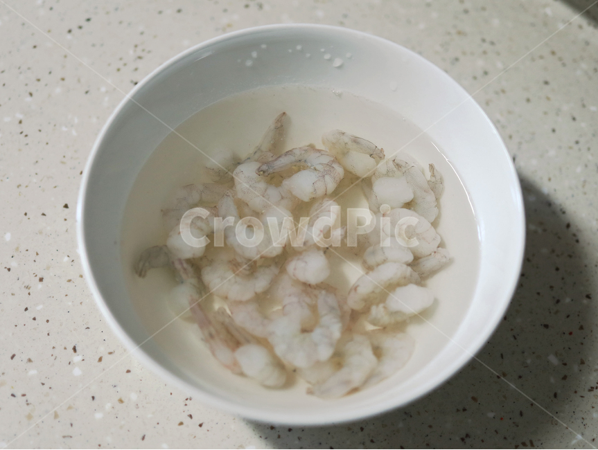 새우,해동,칵테일새우,재료,요리,사발,bowl,shrimps,해물