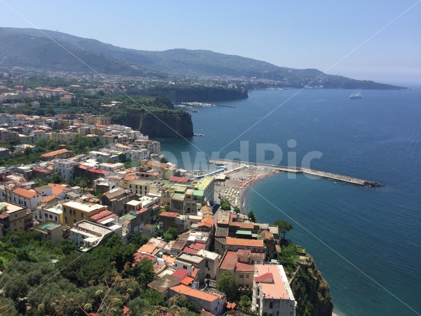 sky,horizon,Beach,Cliff,mountain,ocean,sight,Italy,Southern Italy,Positano
