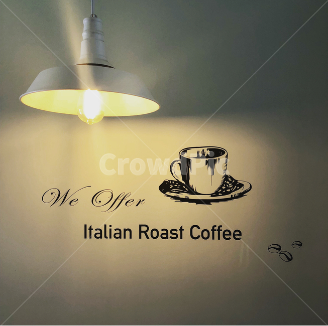 카페,전등,커피,벽화,coffee