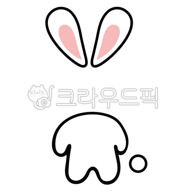 synthesis,rabbit ears,animal ears,hand drawing,rabbit costume,tail,Material,rabbit body,animal synthesis,face composition,cute,rabbit mask,animal,animal tail,costume