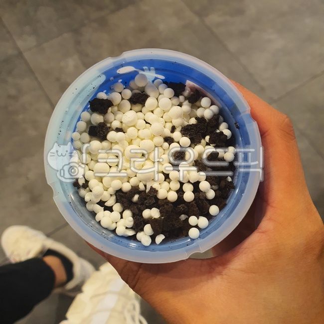 구슬아이스크림,오레오맛,간식,디저트,후식