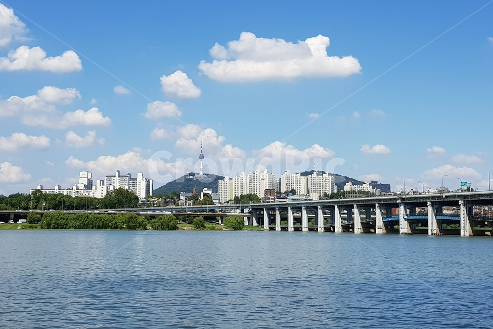 서울,남산타워,풍경,한강,다리,대교,푸른하늘,맑은날씨,경치,scenery,bridge,강,도시,풍경,city,landscape,한국도시풍경,한국도시경관,korea cityscape,water,물,waterfront,워터 프론트