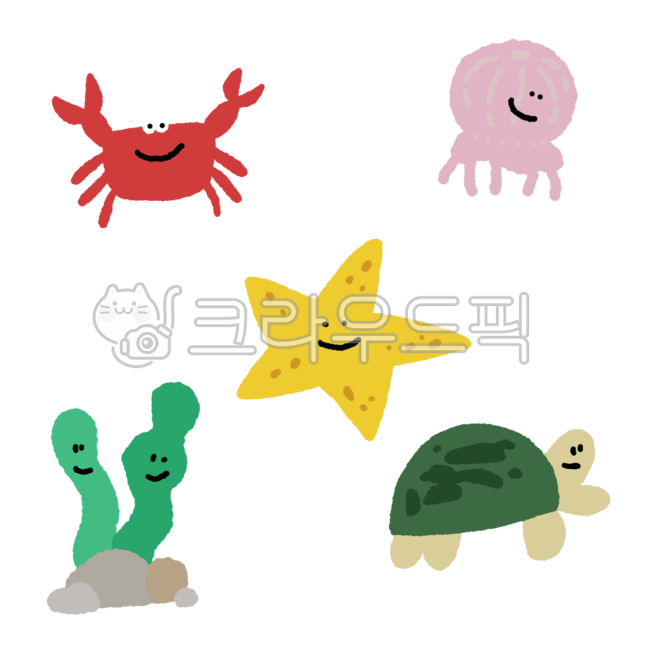 꽃게,해파리,불가사리,미역,거북이,일러스트,손그림,드로잉,소스,스티커,굿노트,도안,캐릭터,디자인,그림,낙서,해양생물,귀여운,스마일,해변,바다,여름,sea,summer,illust,turtle,starfish,모음,bluecrab,ppt그림,누끼,디자인소스,굿노트png,아이콘,유치원,어린이집