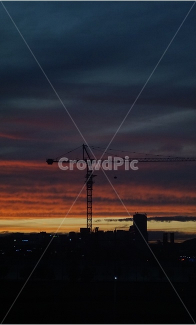 하늘,밤하늘,저녁,sky,redsky,자연,산업,industry,industrial,건설업,건축업,construction industry