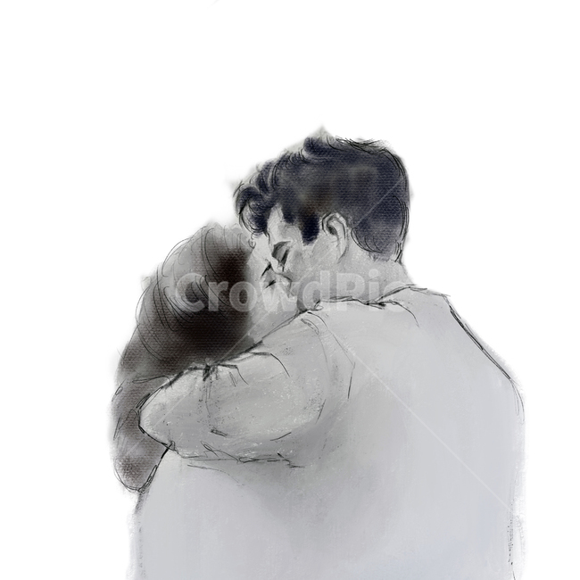 커플,키스,일러스트,손그림,스케치,아트,연인,커플,사랑,lover,couple,그래픽,일러스트레이션,graphic,illustration