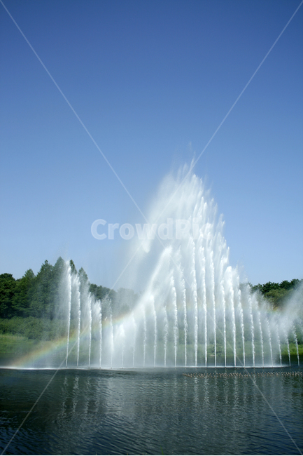 호수,여름,식물,물결,공원,분수,무지개,하늘,자연,풍경,nature,landscape,water,물,fountain