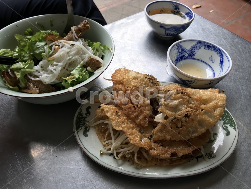 반쎄오,분짜,베트남음식,베트남거리음식,거리음식